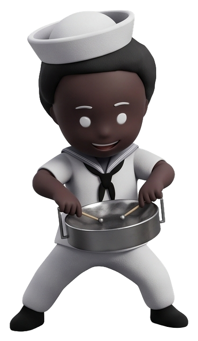 Fancy Sailor, white uniform character
